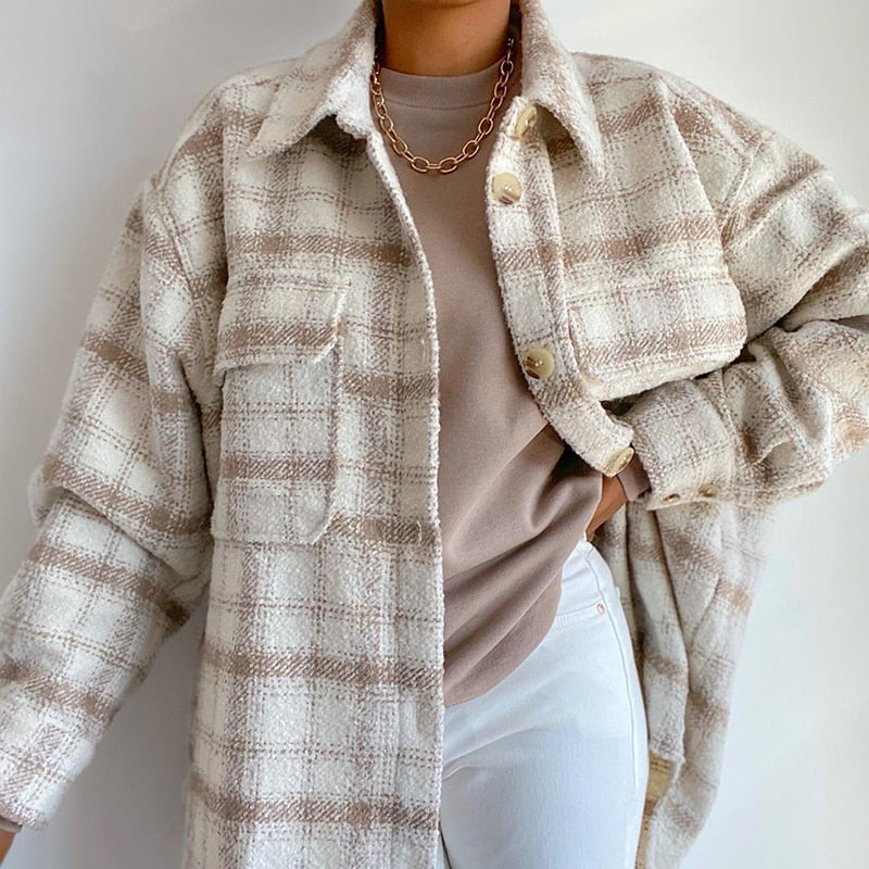 Ava Oversized Tweed Jacket